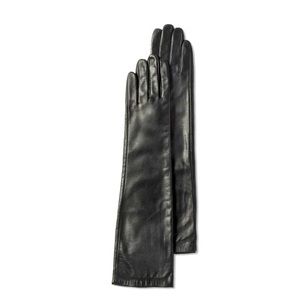 NWT Sergio Hudson x Target Black Long Leather Gloves size M/L
